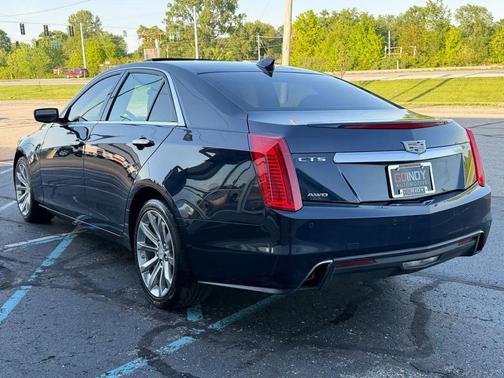 Dark Adriatic Blue Metallic 2017 Cadillac CTS 3.6L Luxury
