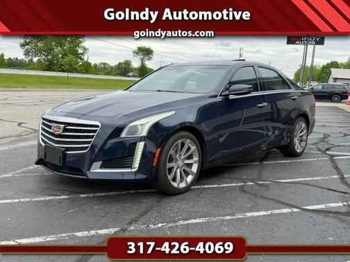Dark Adriatic Blue Metallic 2017 Cadillac CTS 3.6L Luxury