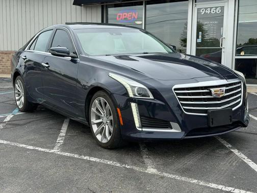 Dark Adriatic Blue Metallic 2017 Cadillac CTS 3.6L Luxury