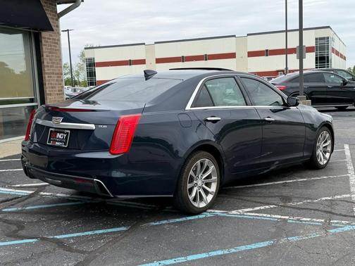 Dark Adriatic Blue Metallic 2017 Cadillac CTS 3.6L Luxury