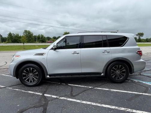 Brilliant Silver 2018 Nissan Armada Platinum