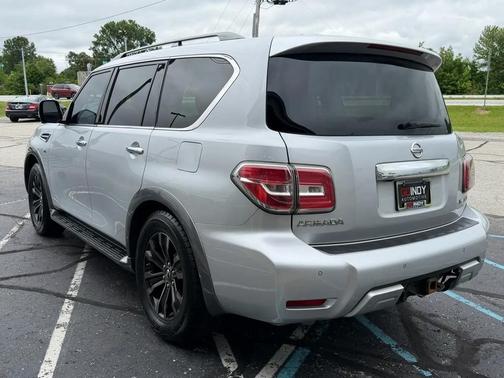 Brilliant Silver 2018 Nissan Armada Platinum