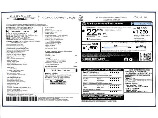 2017 Chrysler Pacifica Touring-L