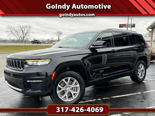 Diamond Black Crystal Pearlcoat 2022 Jeep Grand Cherokee L Limited