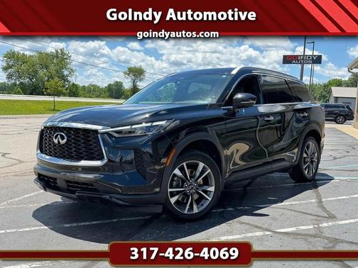 Mineral Black 2023 INFINITI QX60 Luxe