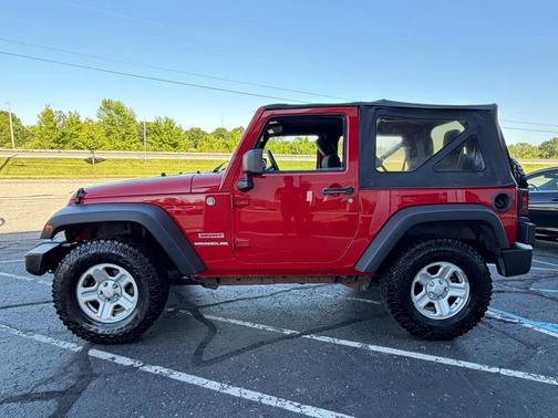 Red 2011 Jeep Wrangler Sport