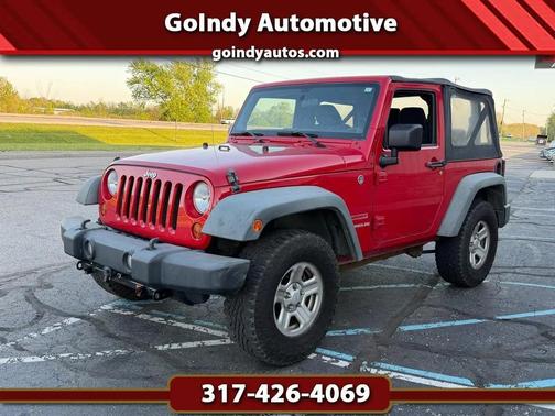 Red 2011 Jeep Wrangler Sport