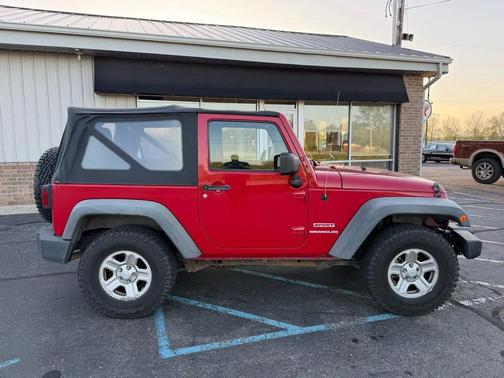 Red 2011 Jeep Wrangler Sport
