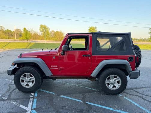 Red 2011 Jeep Wrangler Sport
