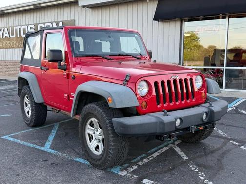 Red 2011 Jeep Wrangler Sport