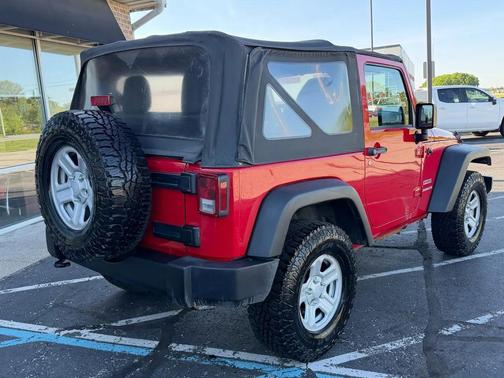 Red 2011 Jeep Wrangler Sport