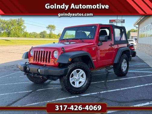 Red 2011 Jeep Wrangler Sport