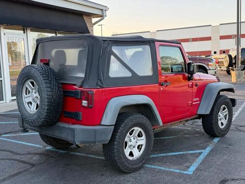 Red 2011 Jeep Wrangler Sport