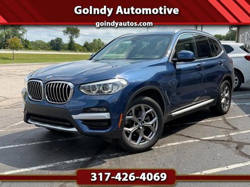 Phytonic Blue Metallic 2021 BMW X3 xDrive30i