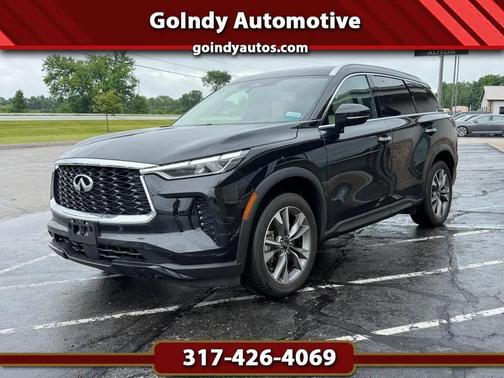 Mineral Black 2024 INFINITI QX60 Luxe