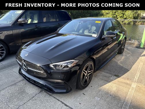 Black 2024 Mercedes-Benz C-Class