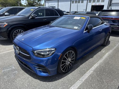 Blue 2023 Mercedes-Benz E-Class