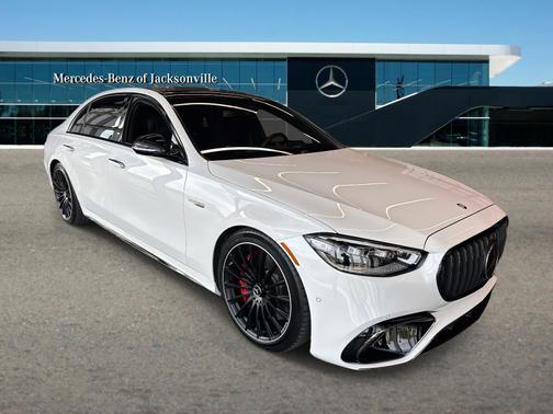 MANUFAKTUR Moonlight White Metallic 2025 Mercedes-Benz AMG S 63 E