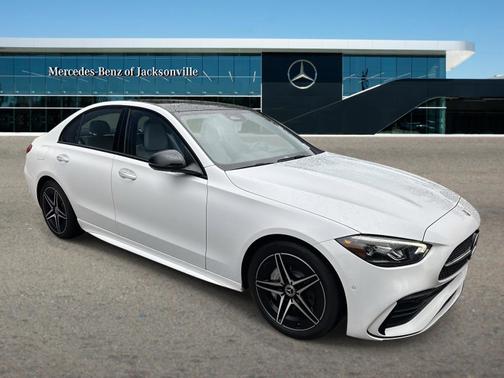 MANUFAKTUR Moonlight White Metallic 2024 Mercedes-Benz C-Class