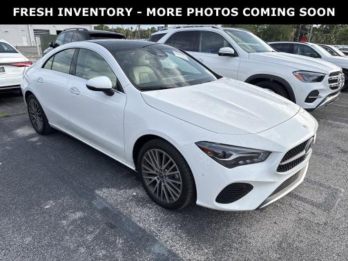 Polar White 2025 Mercedes-Benz CLA 250 4MATIC