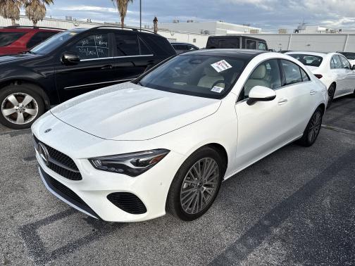 Polar White 2025 Mercedes-Benz CLA 250 4MATIC