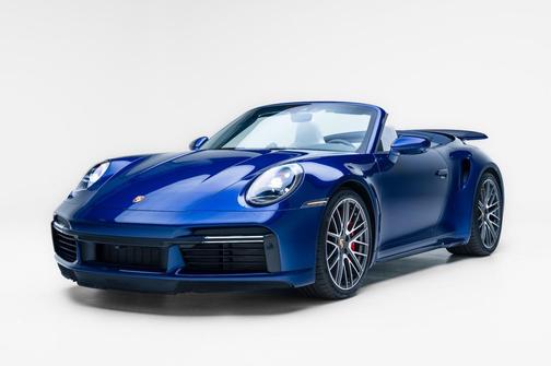 Gentian Blue Metallic 2023 Porsche 911 Turbo