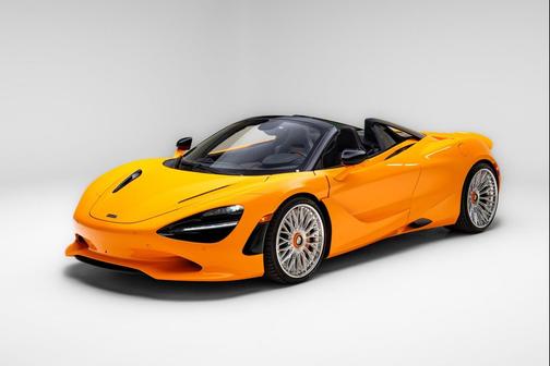 Orange 2025 McLaren 750S Spider