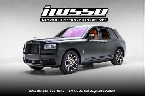 Black Diamond W/ Matte Black Wrap 2023 Rolls-Royce Cullinan SUV