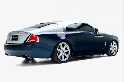 Midnight Sapphire and Silver 2014 Rolls-Royce Wraith Coupe