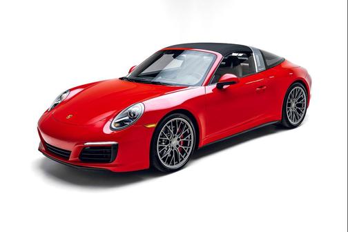 Red 2019 Porsche 911 Targa 4S