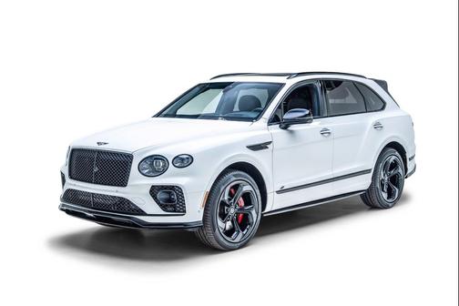 White 2022 Bentley Bentayga V8