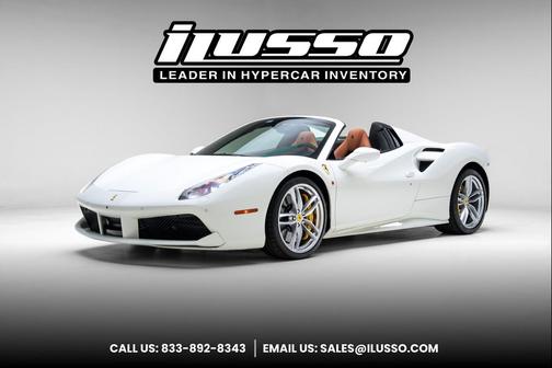 Bianco Avus 2018 Ferrari 488 Spider Base