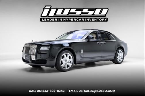 Black 2012 Rolls-Royce Ghost Sedan