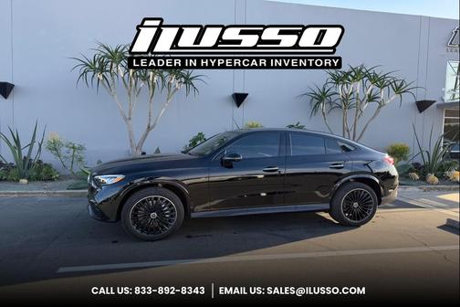 Black 2026 Mercedes-Benz GLC 300 4MATIC Coupe SUV