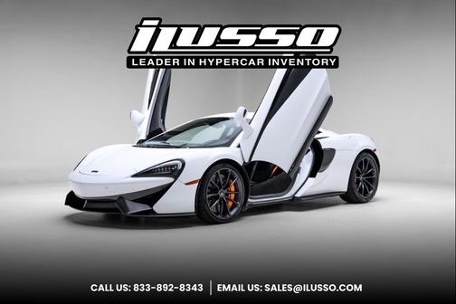 White 2019 McLaren 570S Coupe