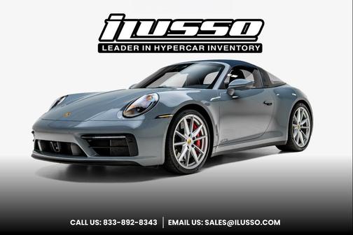 Arctic Grey 2023 Porsche 911 Targa 4 GTS