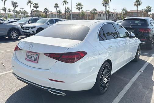 Polar White 2023 Mercedes-Benz C-Class Sedan