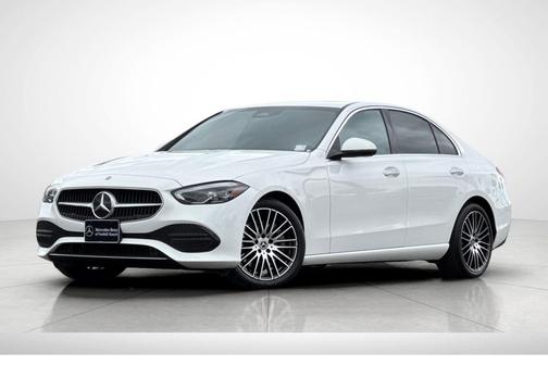 Polar White 2023 Mercedes-Benz C-Class Sedan