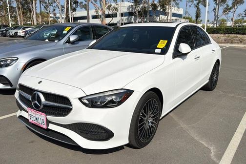 Polar White 2023 Mercedes-Benz C-Class Sedan