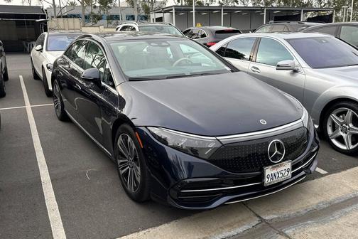 Nautical Blue Metallic 2022 Mercedes-Benz EQS 450+ 4MATIC