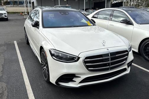 designo Diamond White 2021 Mercedes-Benz S-Class 4MATIC