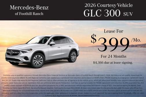 Black 2025 Mercedes-Benz AMG GLC 43 4MATIC