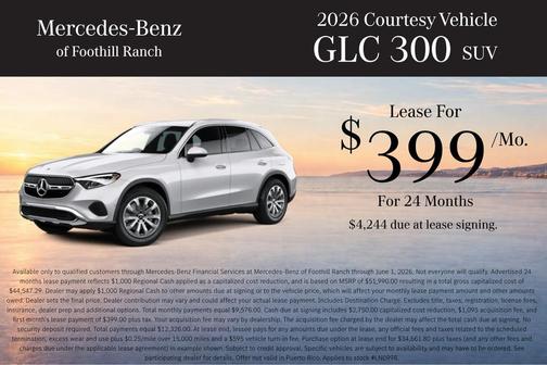 Black 2025 Mercedes-Benz AMG GLC 43 4MATIC