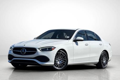Polar White 2023 Mercedes-Benz C-Class Sedan