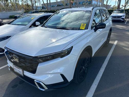 Platinum White 2023 Honda CR-V Hybrid Sport Touring AWD