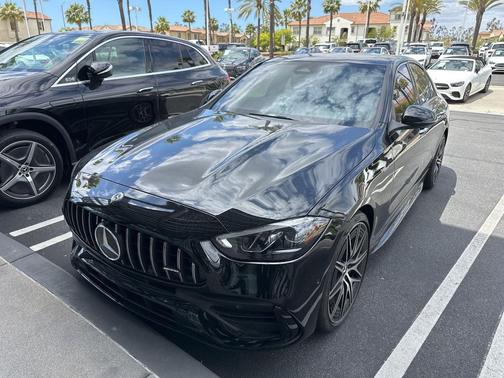 Black 2023 Mercedes-Benz AMG C 43 4MATIC
