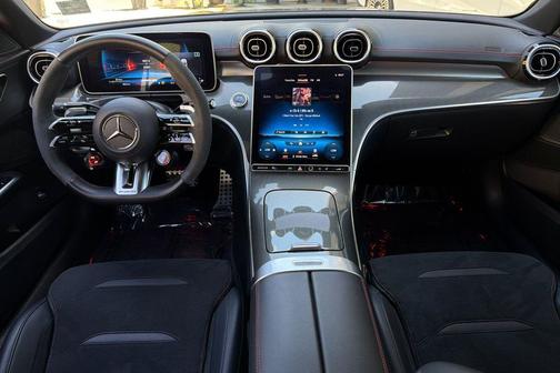 Black 2023 Mercedes-Benz AMG C 43 4MATIC