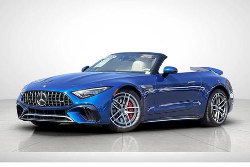 Starling Blue Metallic 2022 Mercedes-Benz AMG SL 55 Base