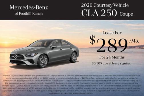 Polar White 2026 Mercedes-Benz CLA 250 4MATIC