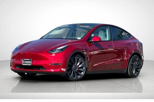 Ultra Red 2024 Tesla Model Y Performance Dual Motor All-Wheel Drive